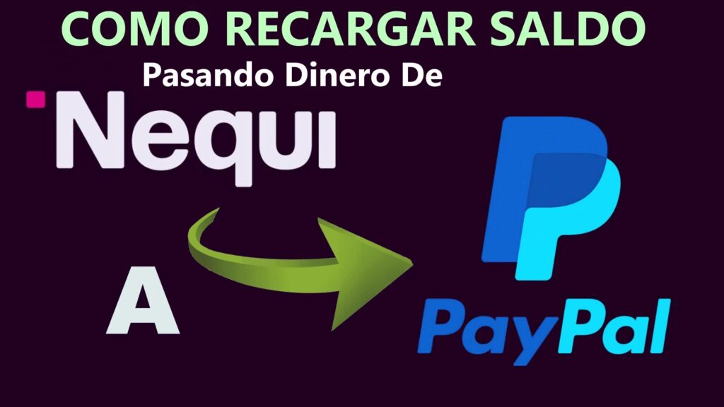 Recargar Saldo PayPal Con Nequi De Bancolombia En Colombia Rápido y Fácil